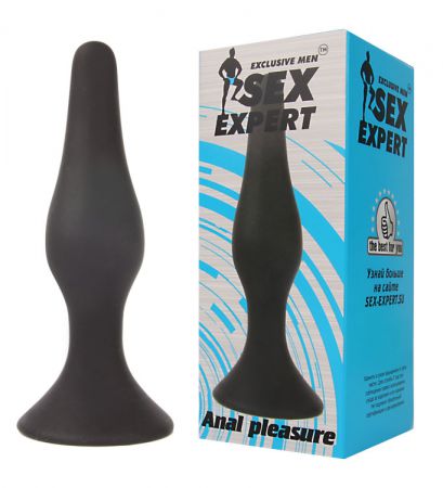 Втулка анальная SEX EXPERT Anal Pleasure (силикон), 110мм 