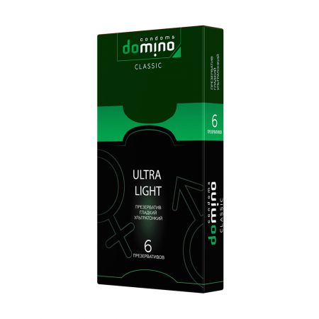 Презервативы DOMINO Ultra Light (ультратонкие), 6шт