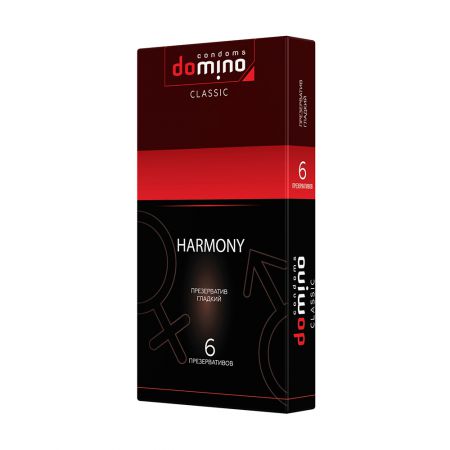 Презервативы DOMINO Harmony (гладкие), 6шт