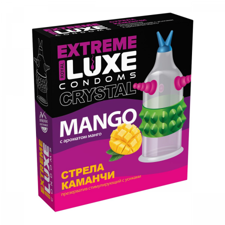 Презерватив стимулирующий LUXE Extreme Стрела Команчи (аромат Манго), 1шт