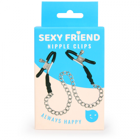 Зажимы для сосков SEXY FRIEND Nipple Clips (с цепочкой)