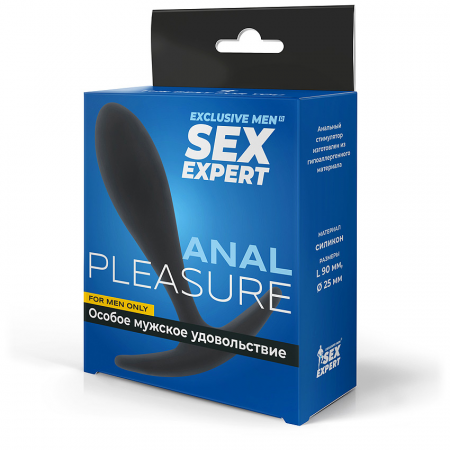 Втулка анальная SEX EXPERT Anal pleasure (силикон), 90мм