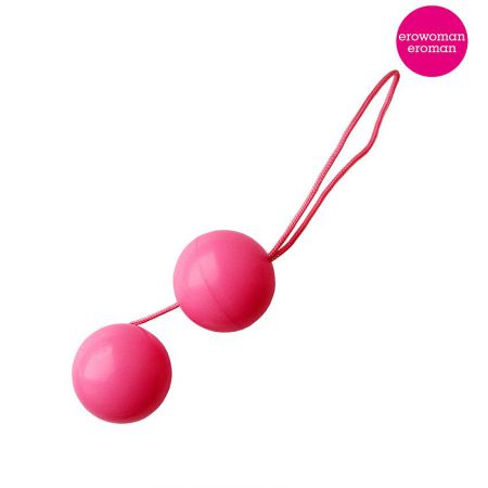 Вагинальные шарики EROWOMAN Vaginal Balls (цвет розовый), 50г