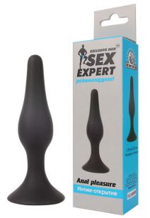 Втулка анальная SEX EXPERT Anal pleasure (силикон), 100мм 