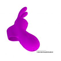 Насадка на палец PRETTY LOVE Finger Bunny, 7 режимов вибрации, USB