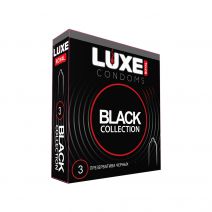 Презервативы LUXE Royal Condoms (черные), 3шт