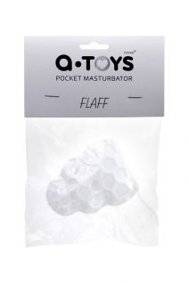Карманный мастурбатор A-TOYS Fluff двусторонний (белый)