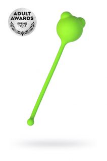Вагинальный шарик A-TOYS зеленый (силикон), диаметр 27мм