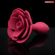 Втулка анальная No Tabu BDSM "Роза" (красная), 80мм