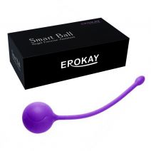 Шарик вагинальный EROKAY Smart Ball (металлический в силиконовой оболочке), диаметр 30мм