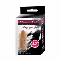 Насадка-удлиннитель EXTENDER Extension Condom с усиками (латекс), 60мм
