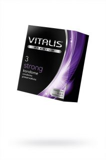 Презервативы VITALIS Premium (повышенной прочности), 3шт