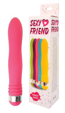 Вибромассажер SEXY FRIEND (розовый), 175мм