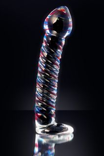 Фаллоимитатор SEXUS GLASS нереалистичный (стекло), 165мм