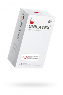 Презервативы I LOVE UNILATEX (ультратонкие), 12 шт