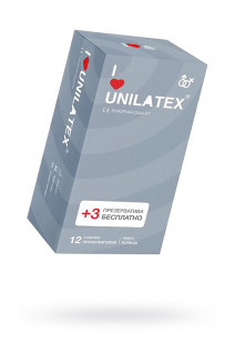 Презервативы I LOVE UNILATEX (ребристые), 12 шт
