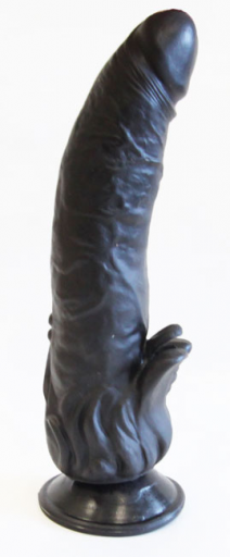 Фаллоимитатор реалистичный на присоске (черный), 185мм