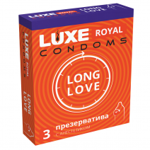 Презервативы LUXE Long love (с анастетиком), 3 шт