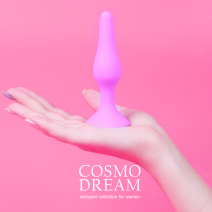 Втулка анальная COSMO DREAM (розовая), 100мм