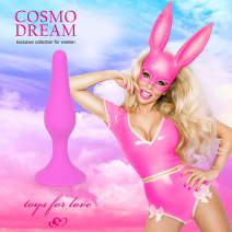 Втулка анальная COSMO DREAM (розовая), 100мм