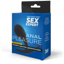 Втулка анальная SEX EXPERT Anal Pleasure (силикон), 65мм
