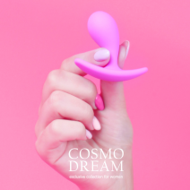 Втулка анальная COSMO DREAM (розовая), 55мм