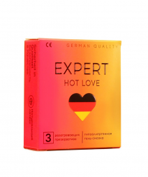 Презервативы EXPERT Hot Love (с разогревающим эффектом), 3шт