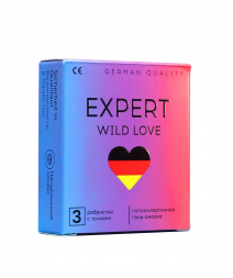 Презервативы EXPERT Wild Love (точечно-ребристые), 3шт