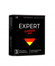 Презервативы EXPERT Surprise Mix (микс), 3шт