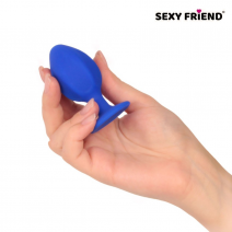 Втулка анальная SEXY FRIEND Love Play рельефная (силикон), диаметр 34мм